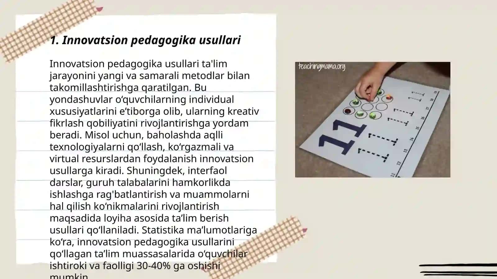 Innovatsion pedagogika usullari 3