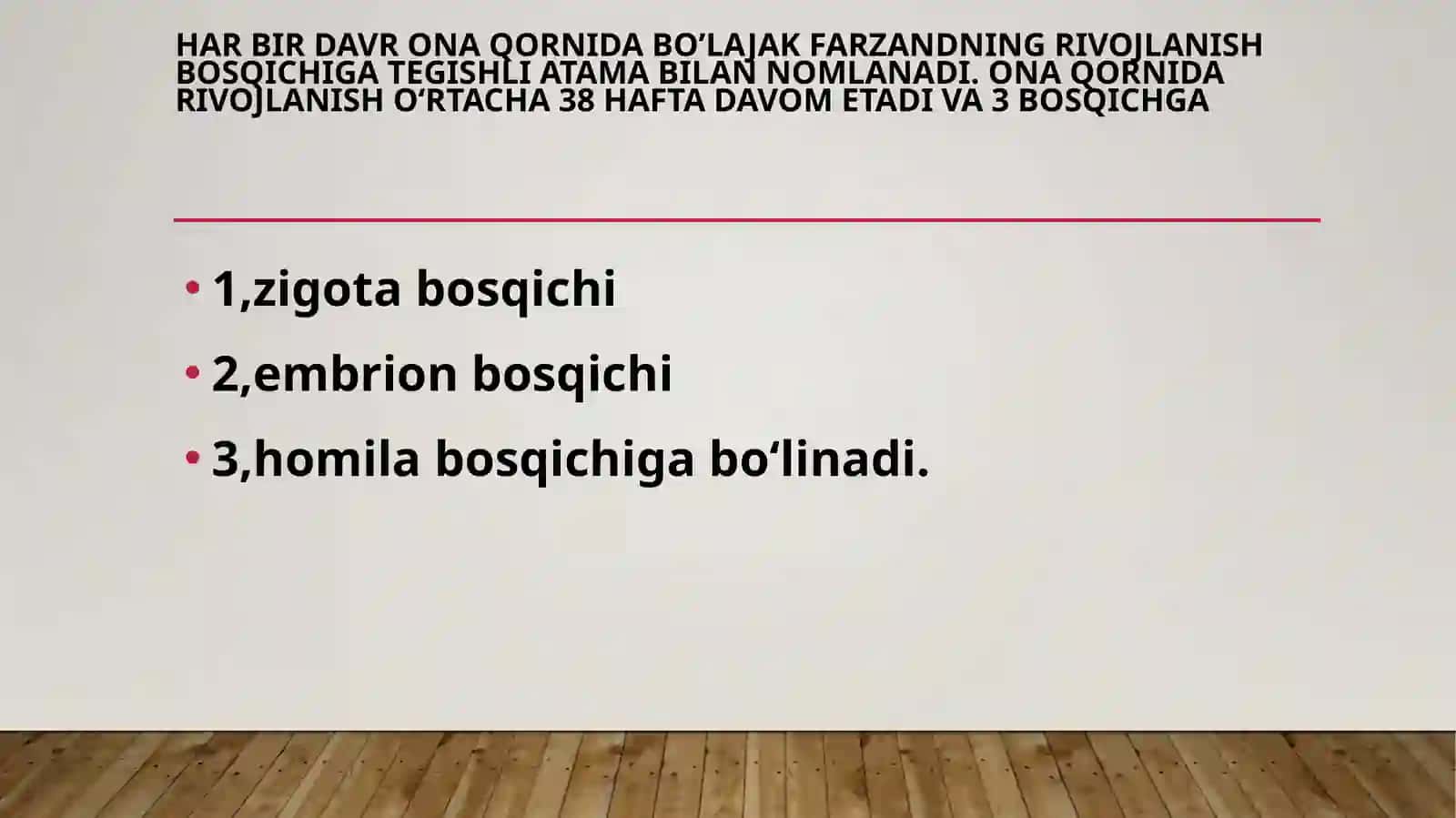 Ontogenezning ilk bosqichlari 3