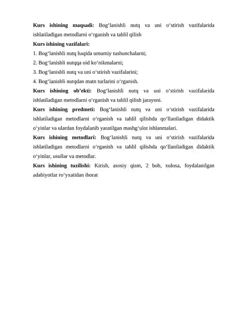 Bog‘lanishli nutq va uni o‘stirish vazifalarida ishlatiladigan metodlar 3