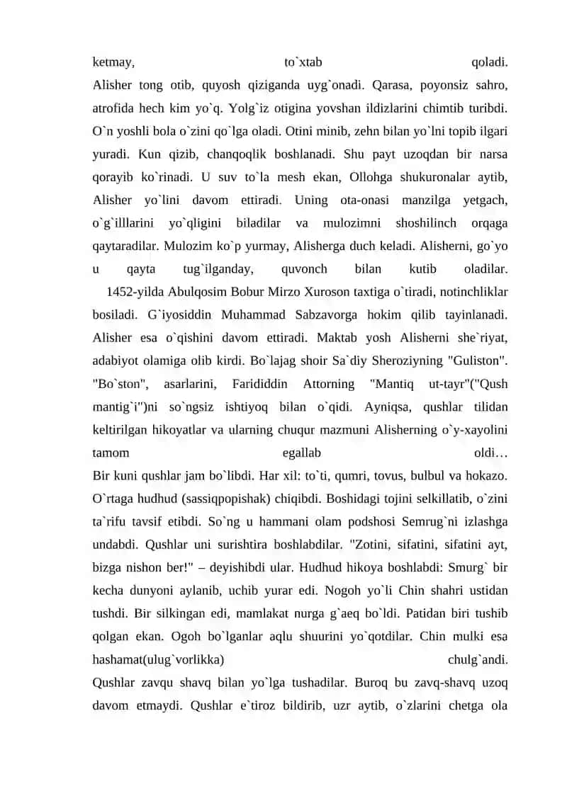 ALISHER NAVOIY HAYOTI VA IJODI 3