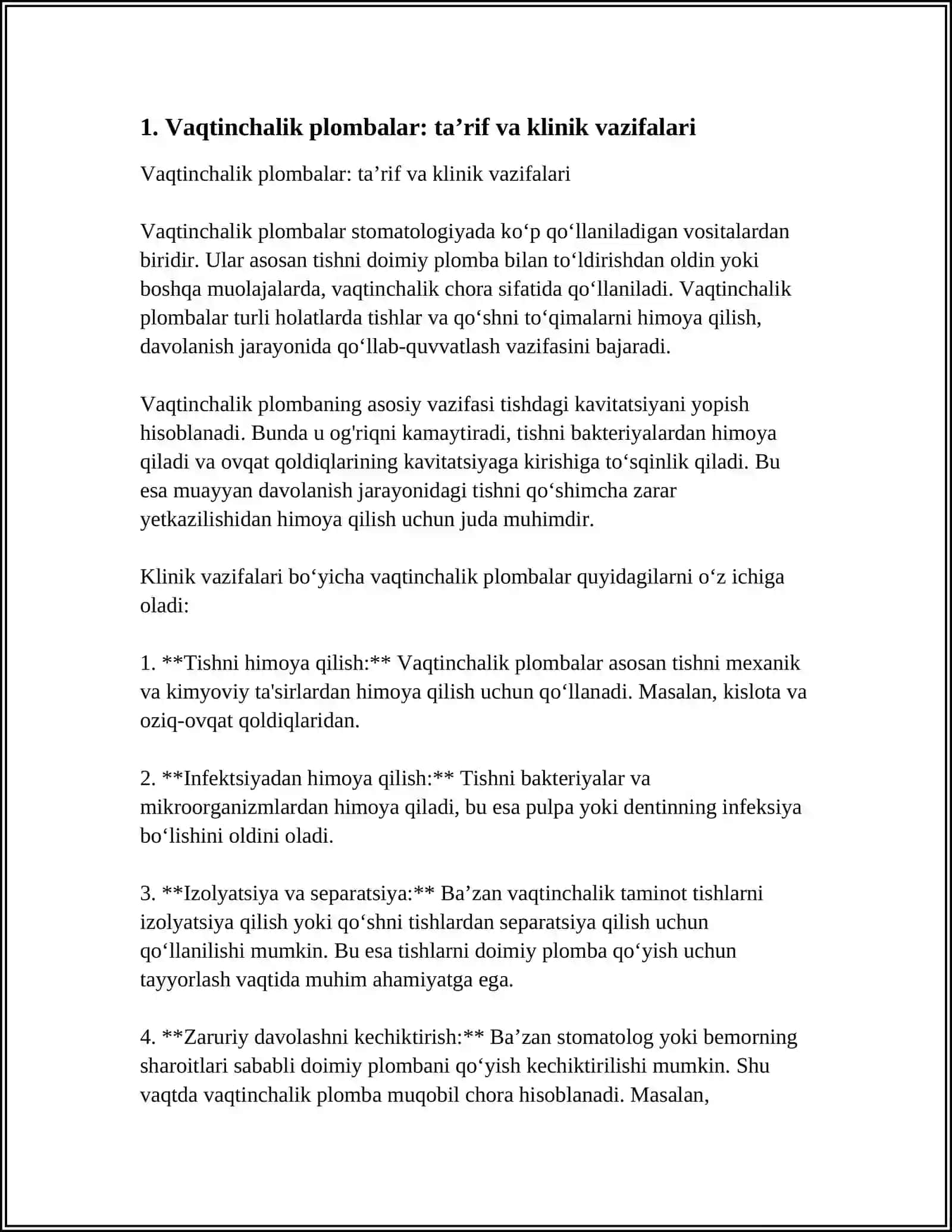 VAQTINCHQLIK PLOMBALAR 3