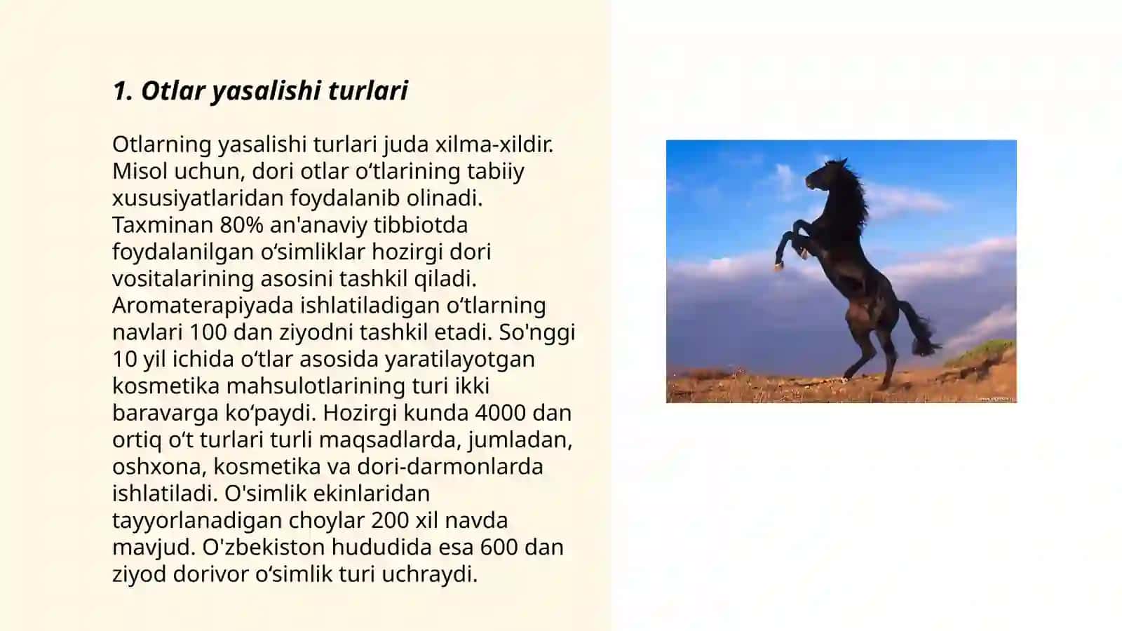 Otlar yasalishi turlari 3