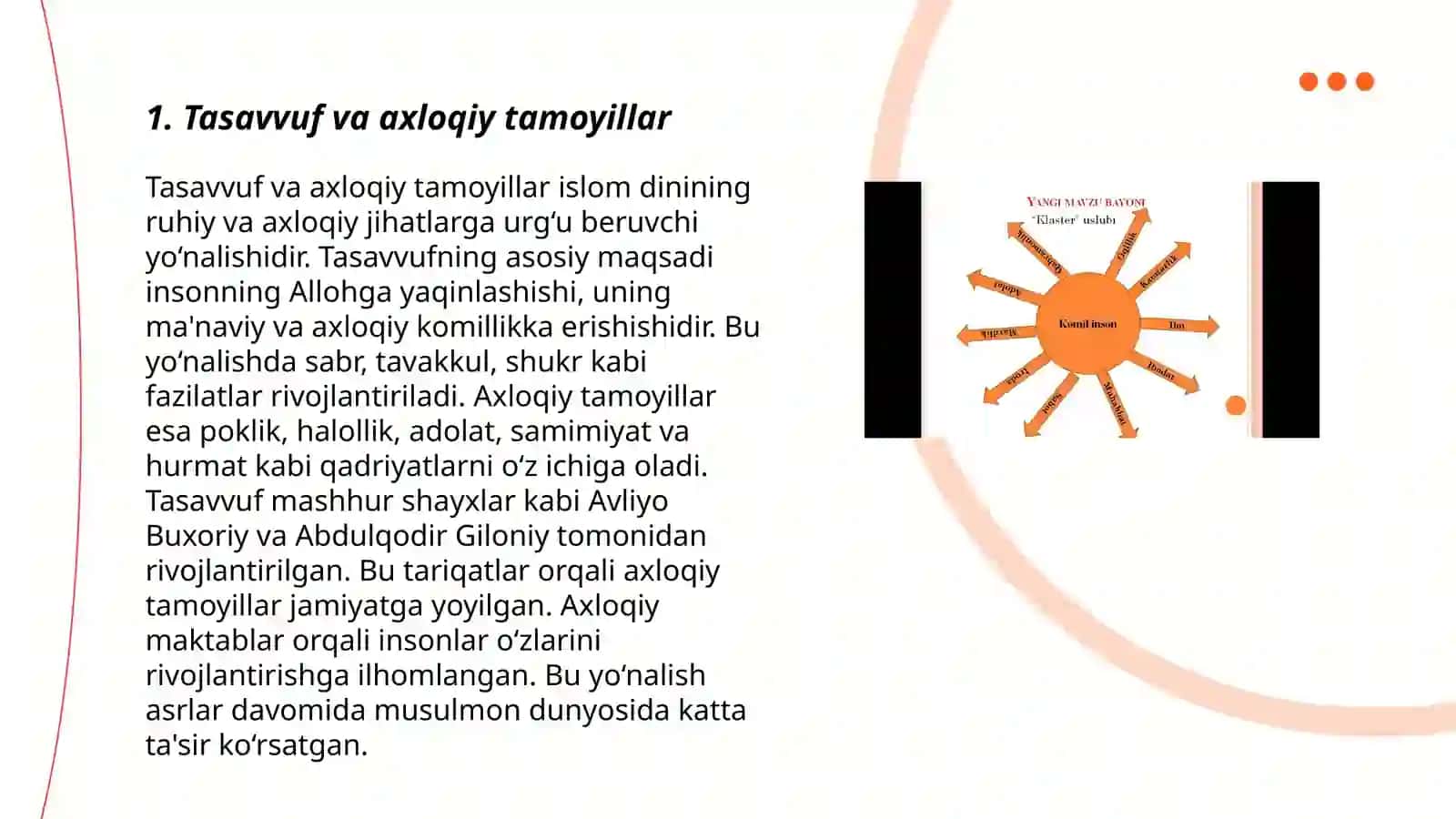 Tasavvuf va axloqiy tamoyillar 3