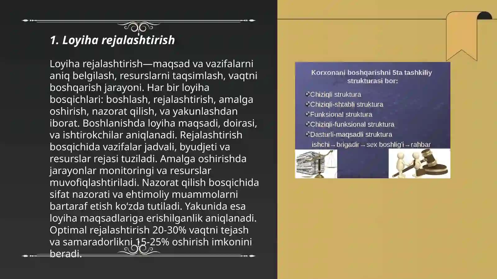 Loyiha jarayonlarini boshqarish 3