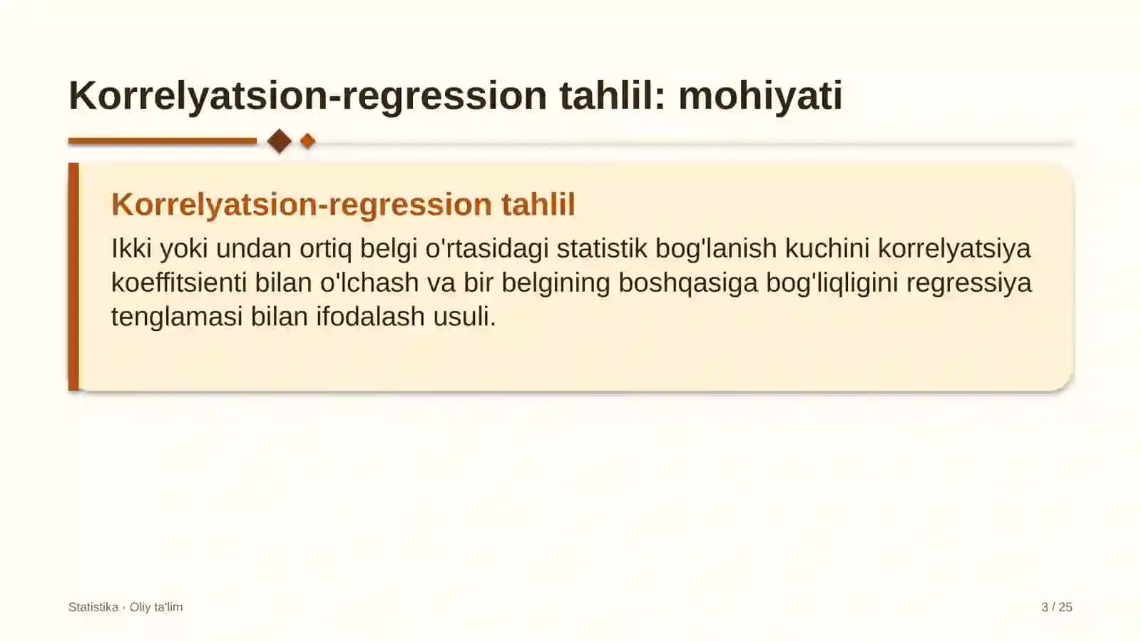 fermer xo'jaliklarida korrelyatsion regression tahlil 6685 3