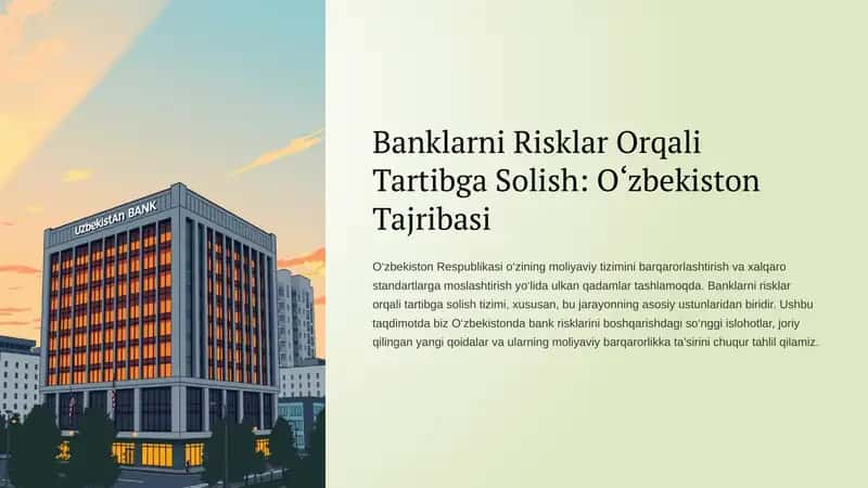 Banklarni risklar orqali tartibga solish 3