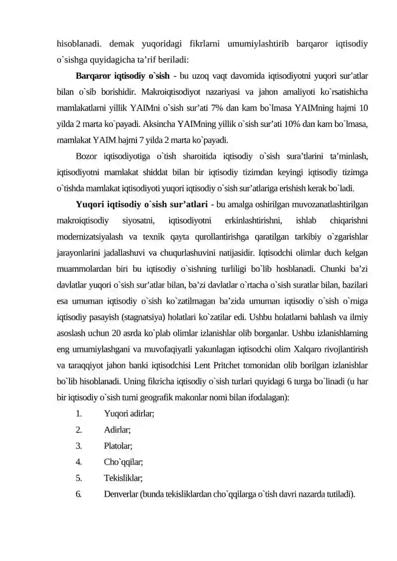 IQTISODIY O'SISH OMILLARI VA TIPLARI 3