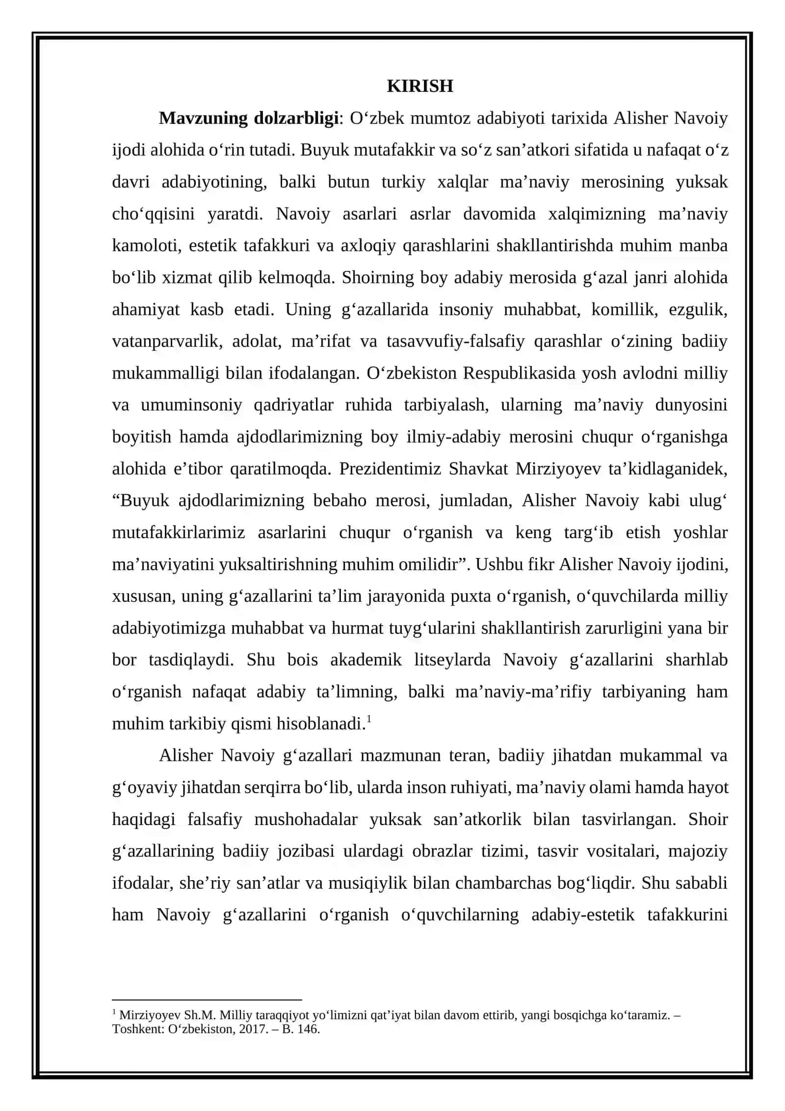 Akademik litseylarda Navoiy g‘azallarini sharhlab o‘rganish 3