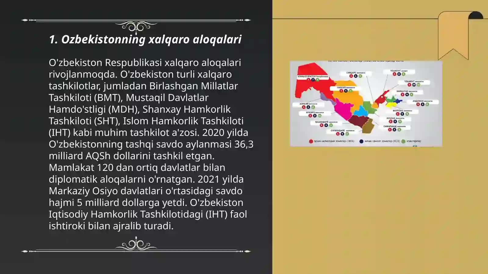 Ozbekistoning tashqi siýosati 3