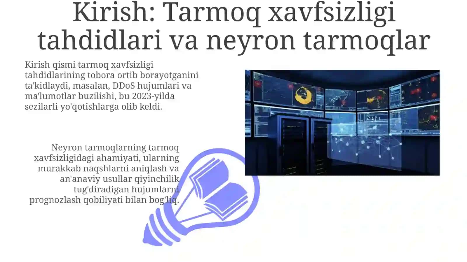 Kirish va Tarmoq Xavfsizligi Tahdidlari 3