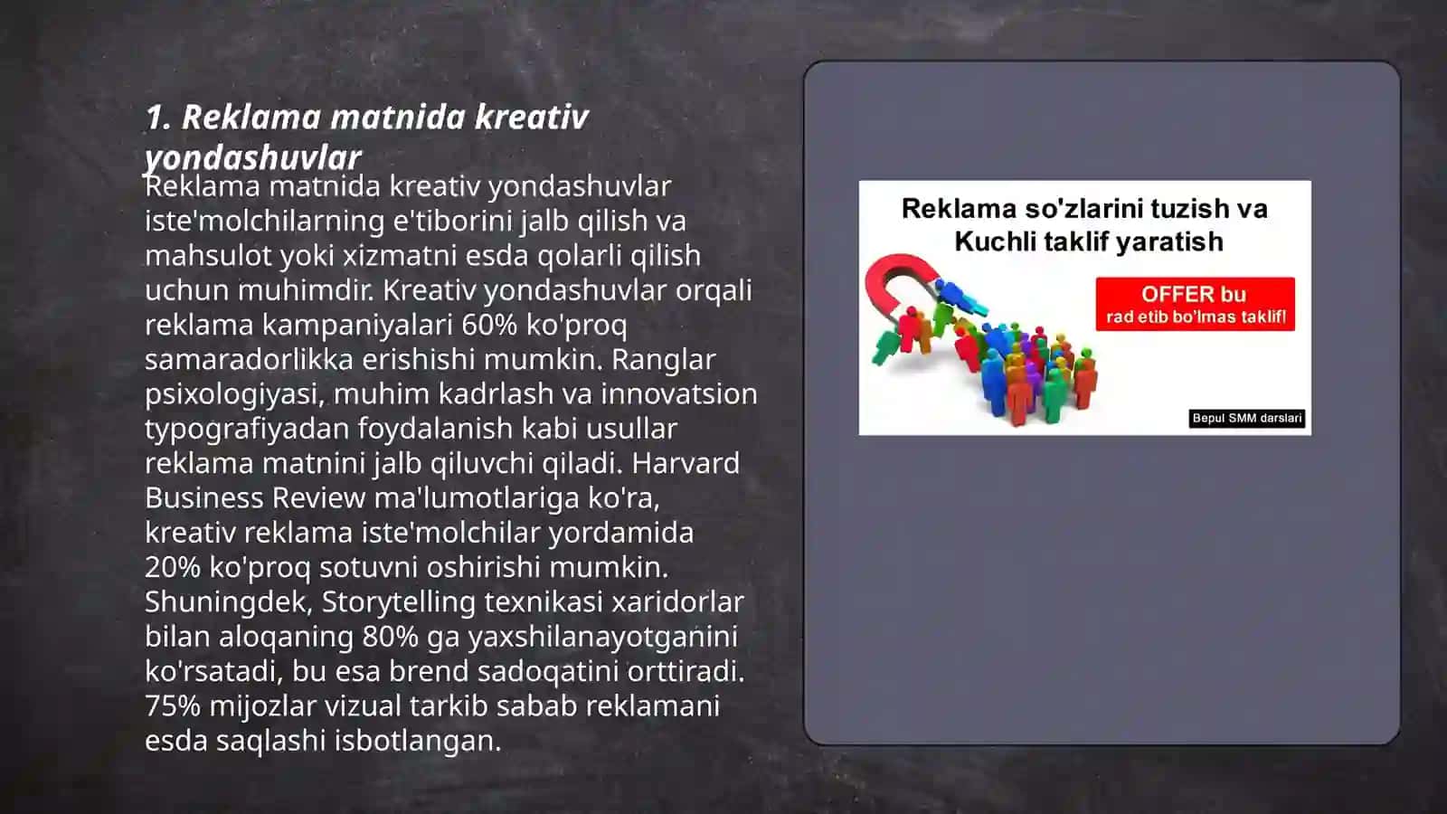 Reklama matnlarni yaratish 3