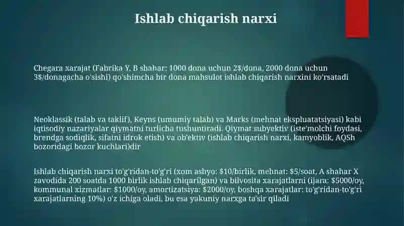 Iqtisodiy nazariyasi 3