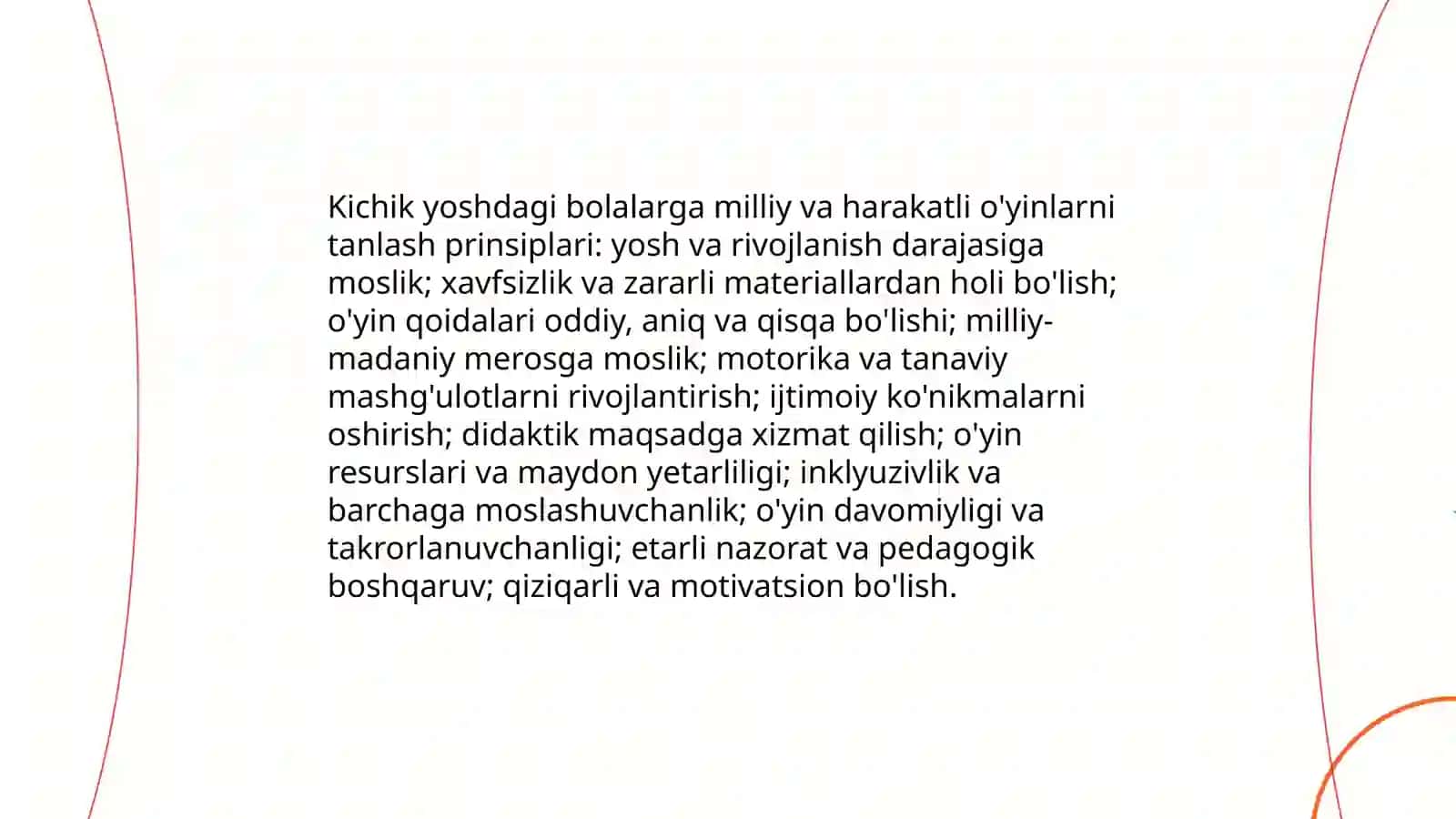 Kichik yoshdagi bolalarga beriladigon milliy va harakatli õyinlarni õrgatish 3