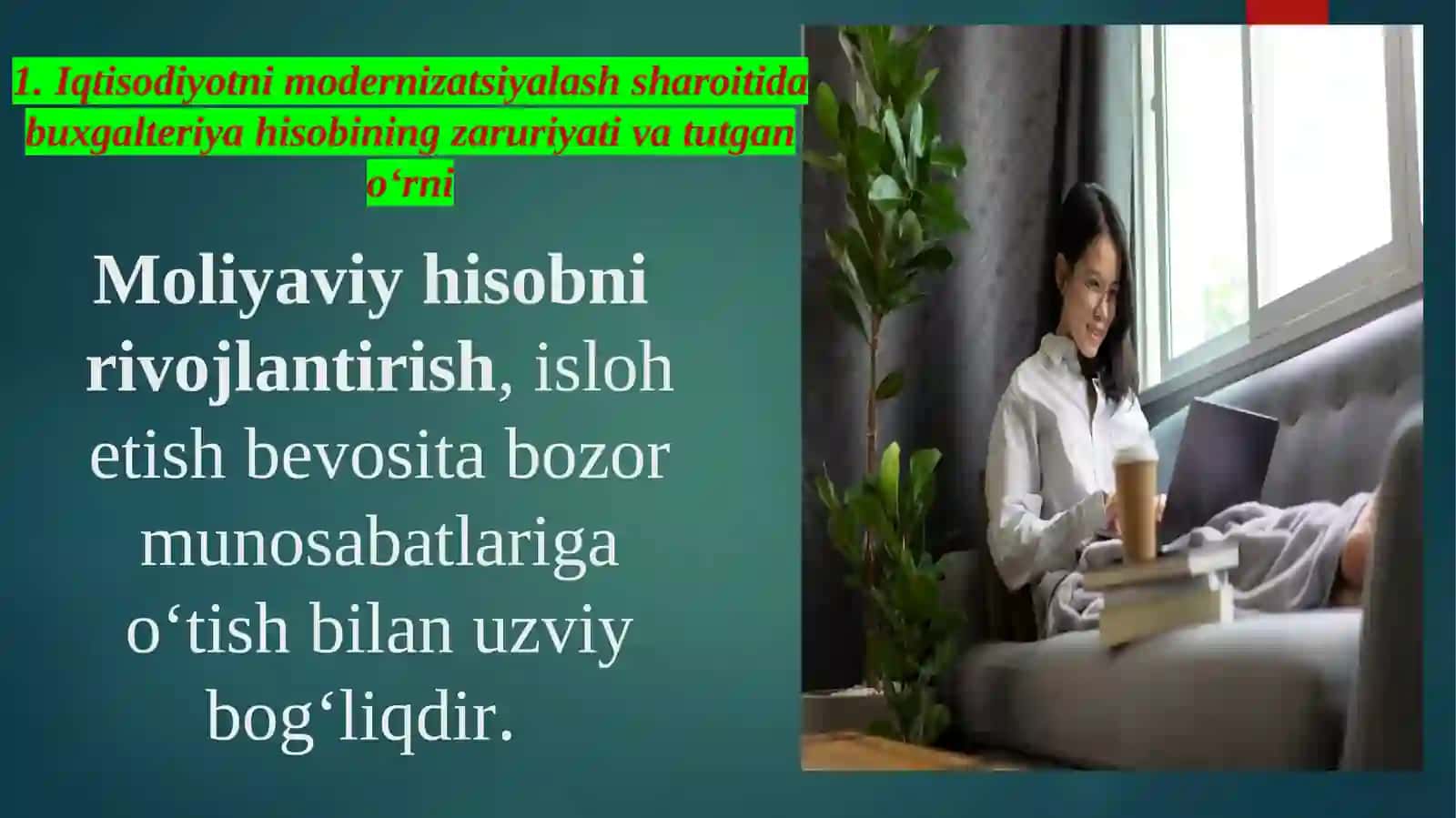 Moliyaviy hisob faniga kirish 3
