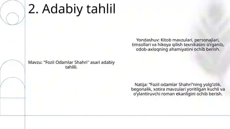 Fozil Odamlar Shahri Kitobi 3