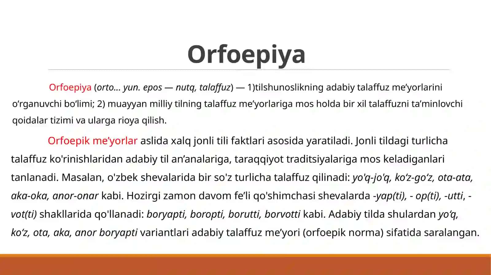 9-MA‘RUZA. Orfoepiya va uning tamoyillari 3