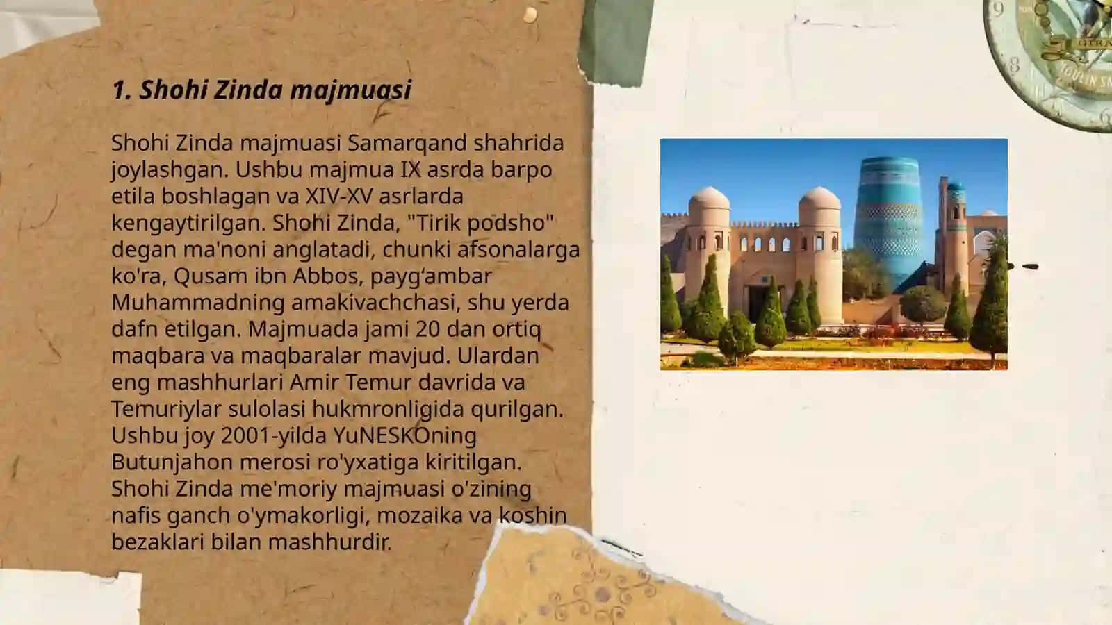 Shohi Zinda majmuasi 3