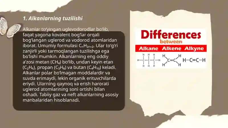 Alkanlar va Alkinlar 3
