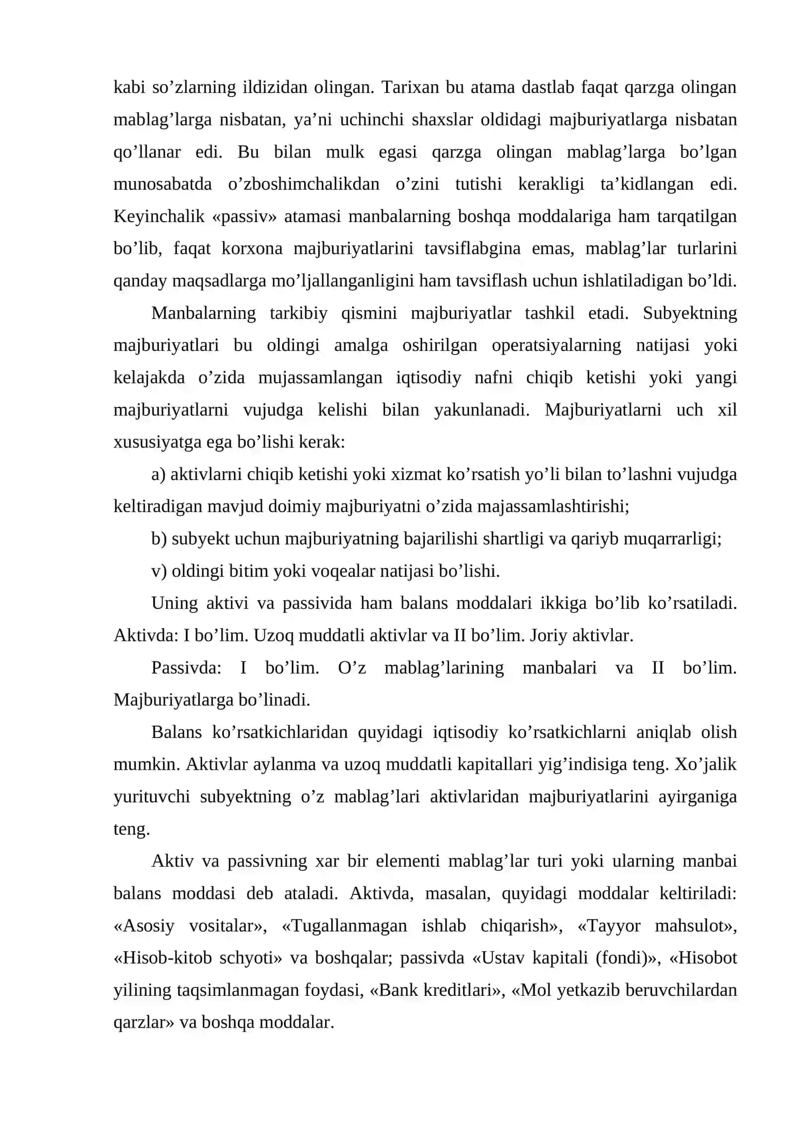 Buxgalteriya balansi va uning tuzilishi 3