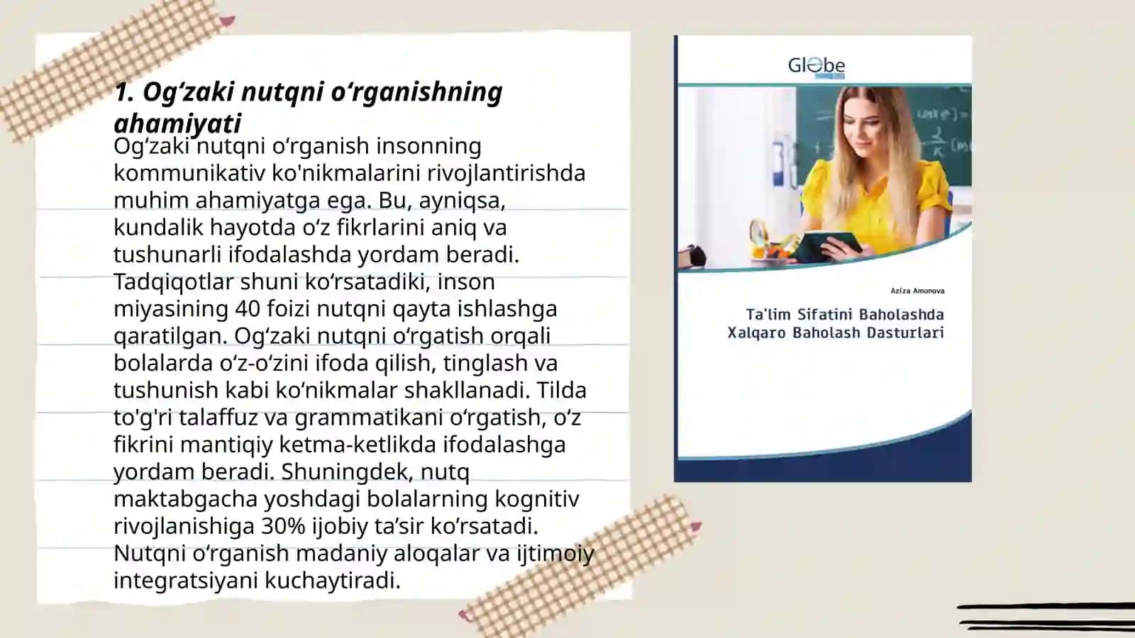 Ogʻzaki Nutq Savodxonligi Xususiyatlari va Istiqbollari 3