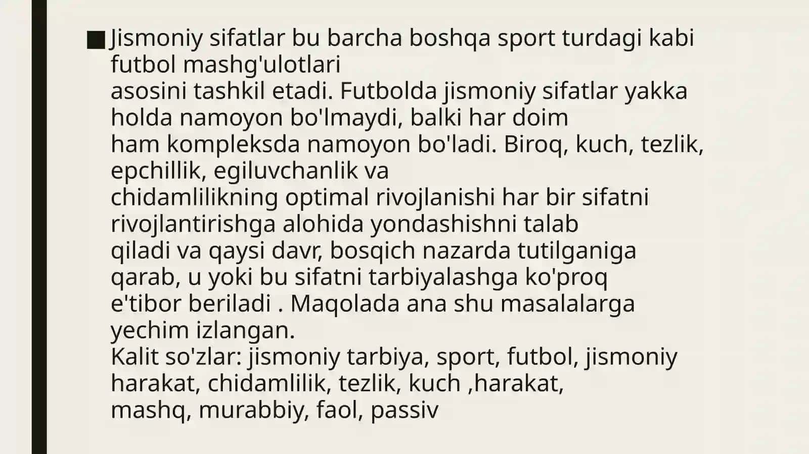 Futbolda jismoniy sifatlar 3