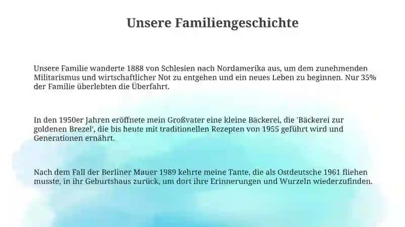 Unsere Familiengeschichte und Werte 3