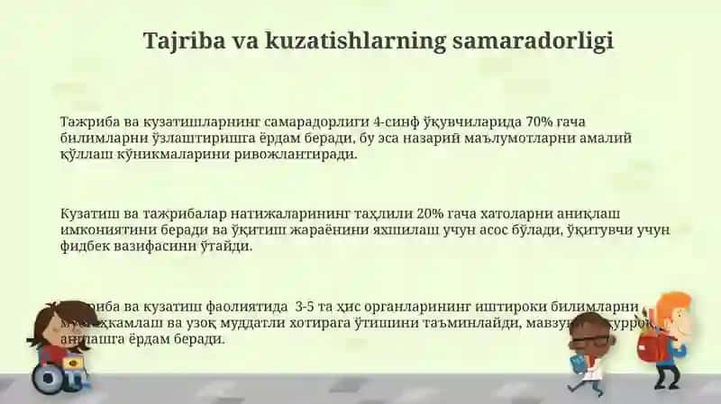 4-sinf "Tabiiy fanlar" dasturi 3