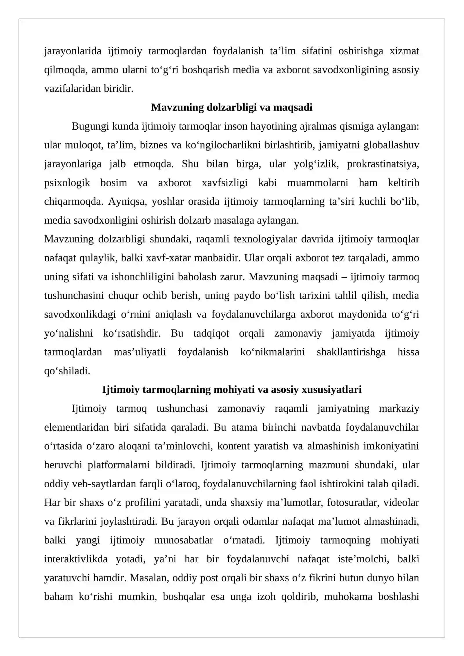 Ijtimoiy tarmoq tushunchasi va uning mohiyati 3
