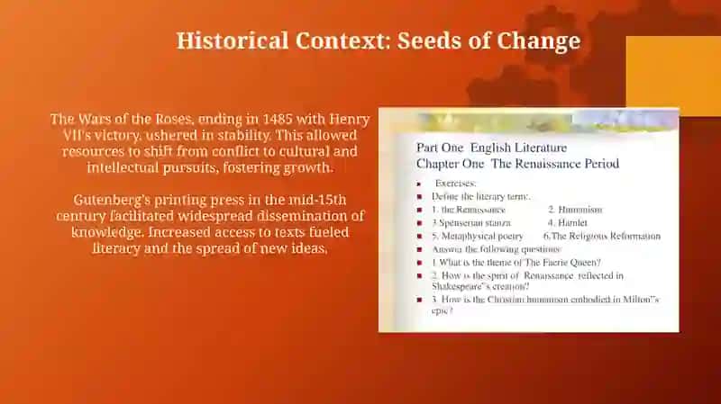 Renaissence in English literature 3