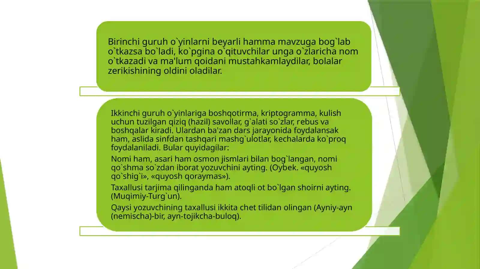 Sinfdantashqariishlardagrammatiko’yinlarningahamiyati 3