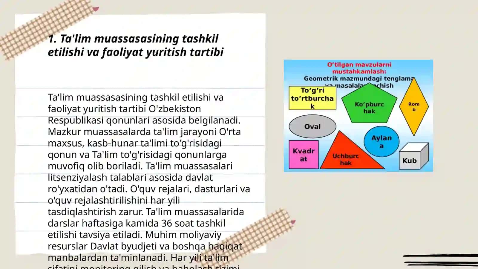 Ta'lim muassasasini boshqarishga doir meʼyoriy huquqiy hujjatlar 3