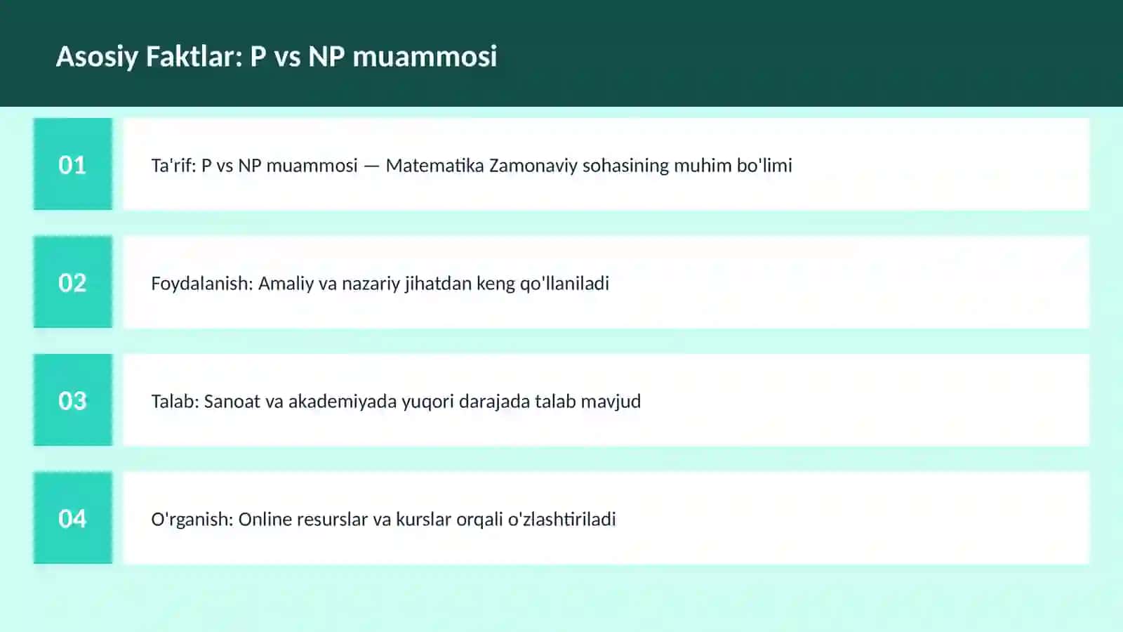 P vs NP muammosi 3