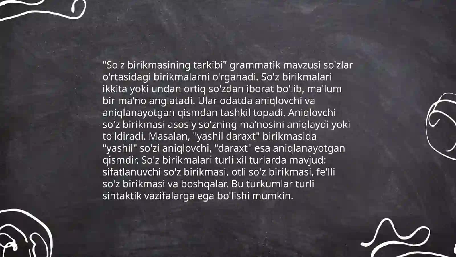 So'z birikmasi va gap ustida ishlash 3