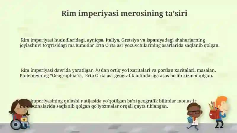 Geografik bilimlarning rivojlanishi 3