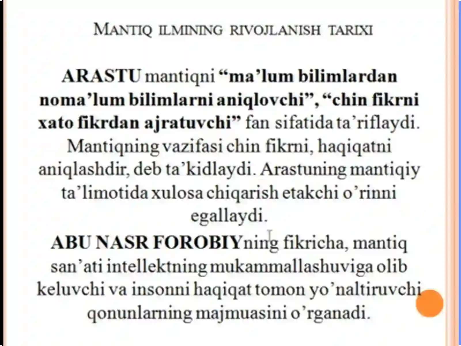 Mantiqning mohiyati va tafakkur qonunlari 3