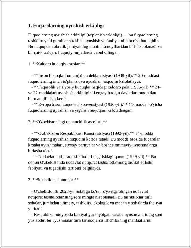 FUQAROLARNING UYUSHISH ERKINLIGI 3