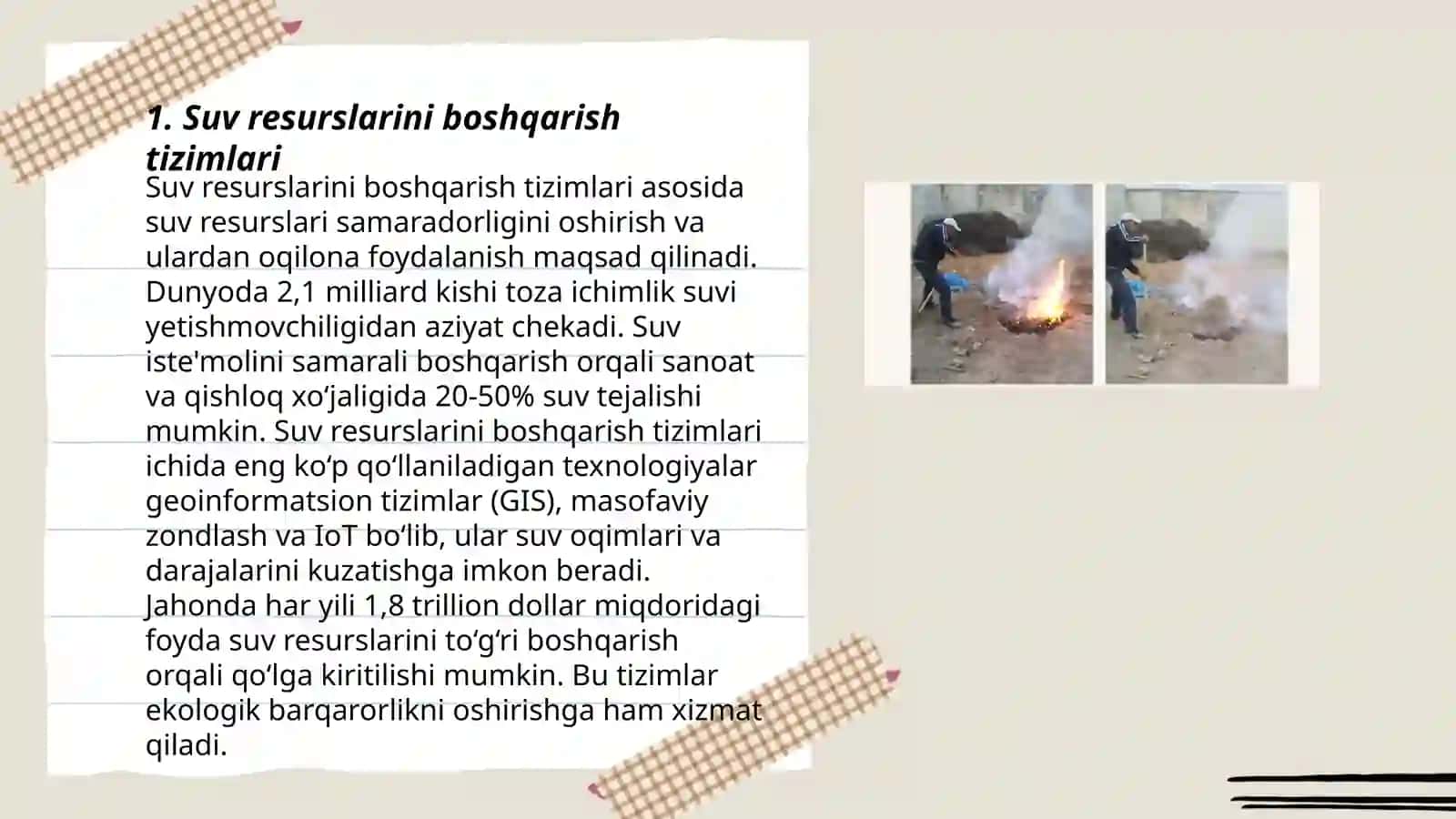 Suv resurslarini boshqarish tizimlari 3