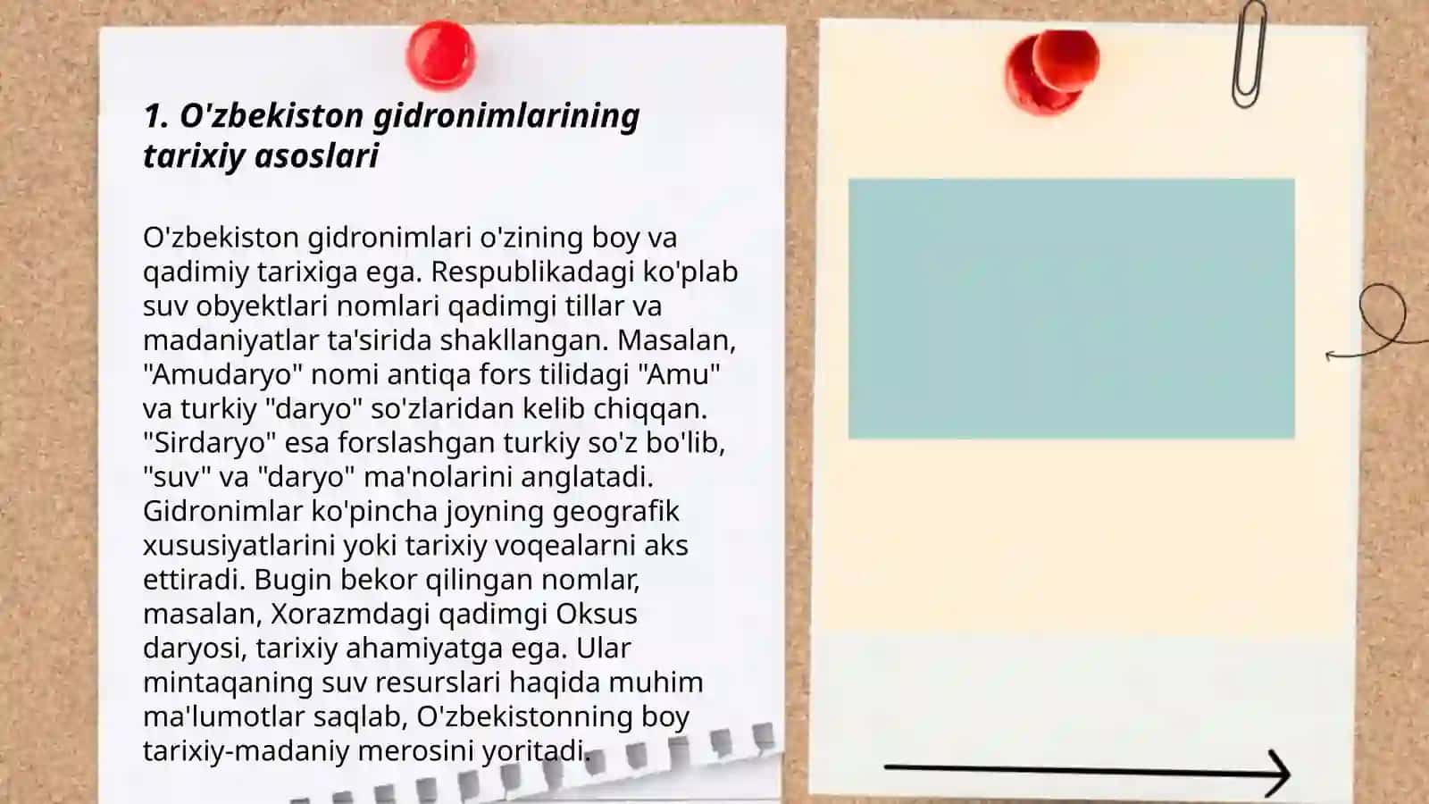 O’zbekiston gidronimlаrining shаkllаnish xususiyatlаri 3