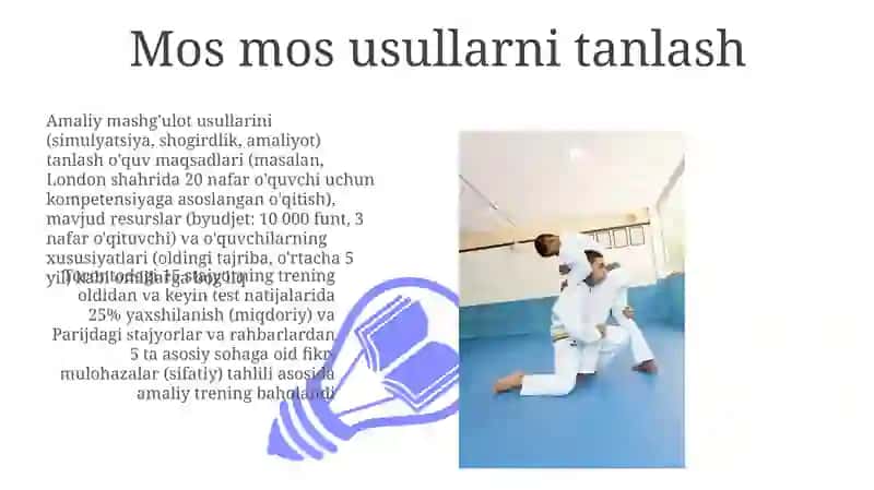 Amaliy mashg'ulotlarni tashkil etish metodikasi 3