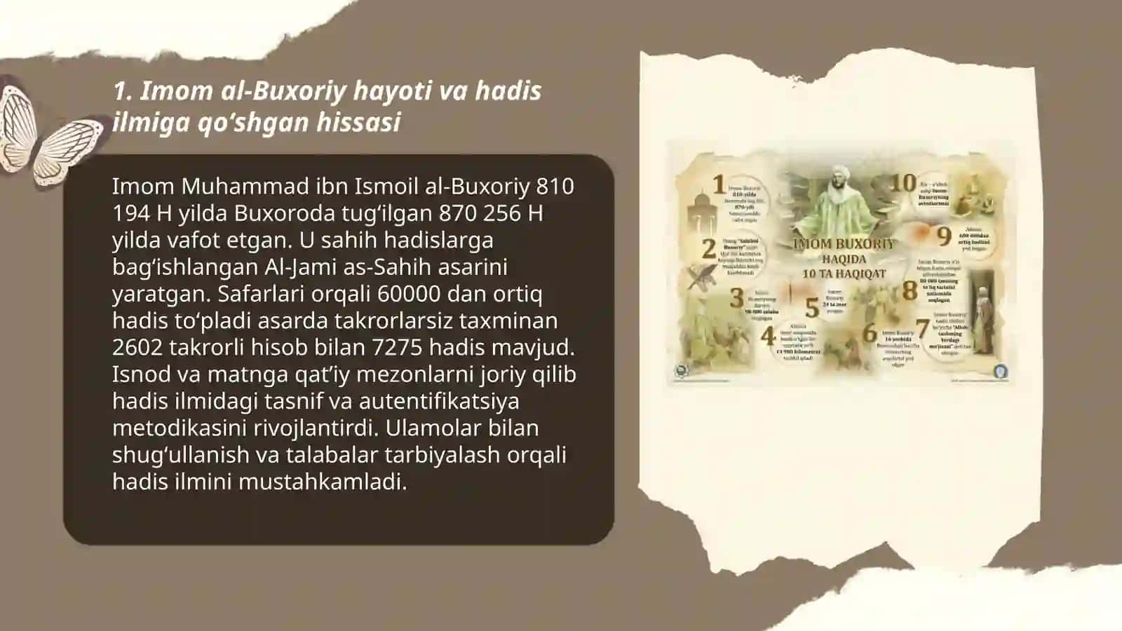 Imom al-Buxoriy hadislari 3