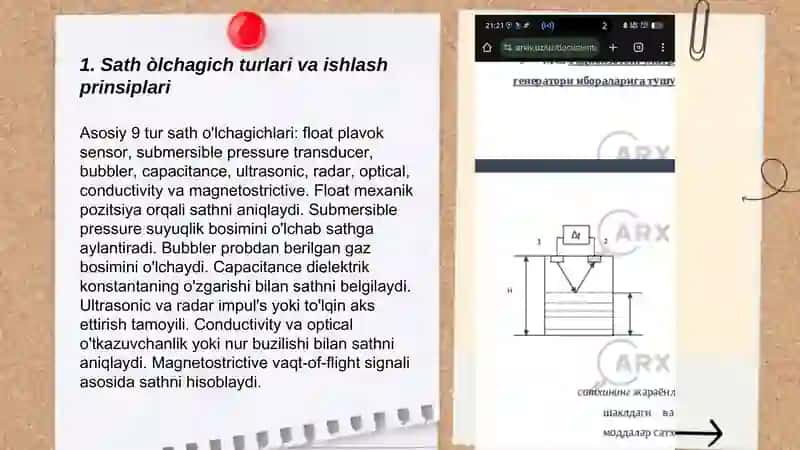 Sath òlchagich yordamida sathni òlchash 3