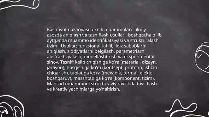 Kashfiyot - texnik masalalarni yechishning ilmiy asosi 3