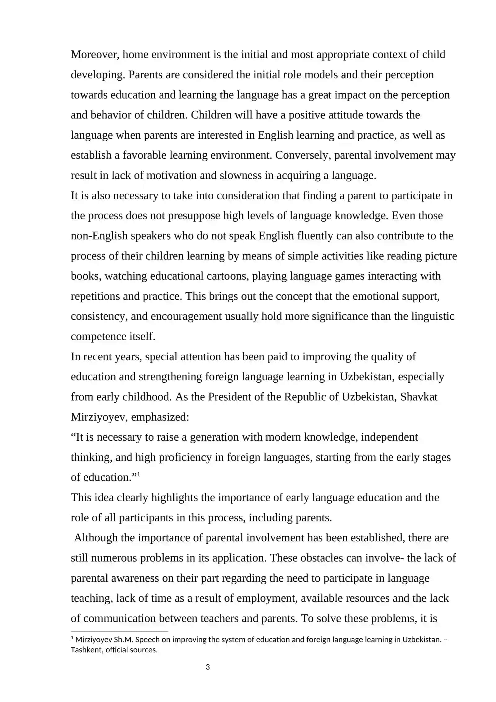 PARENTAL INVOLVEMENT PROCESS OF PRESCHOOL ENGLISH LEARNERS 3