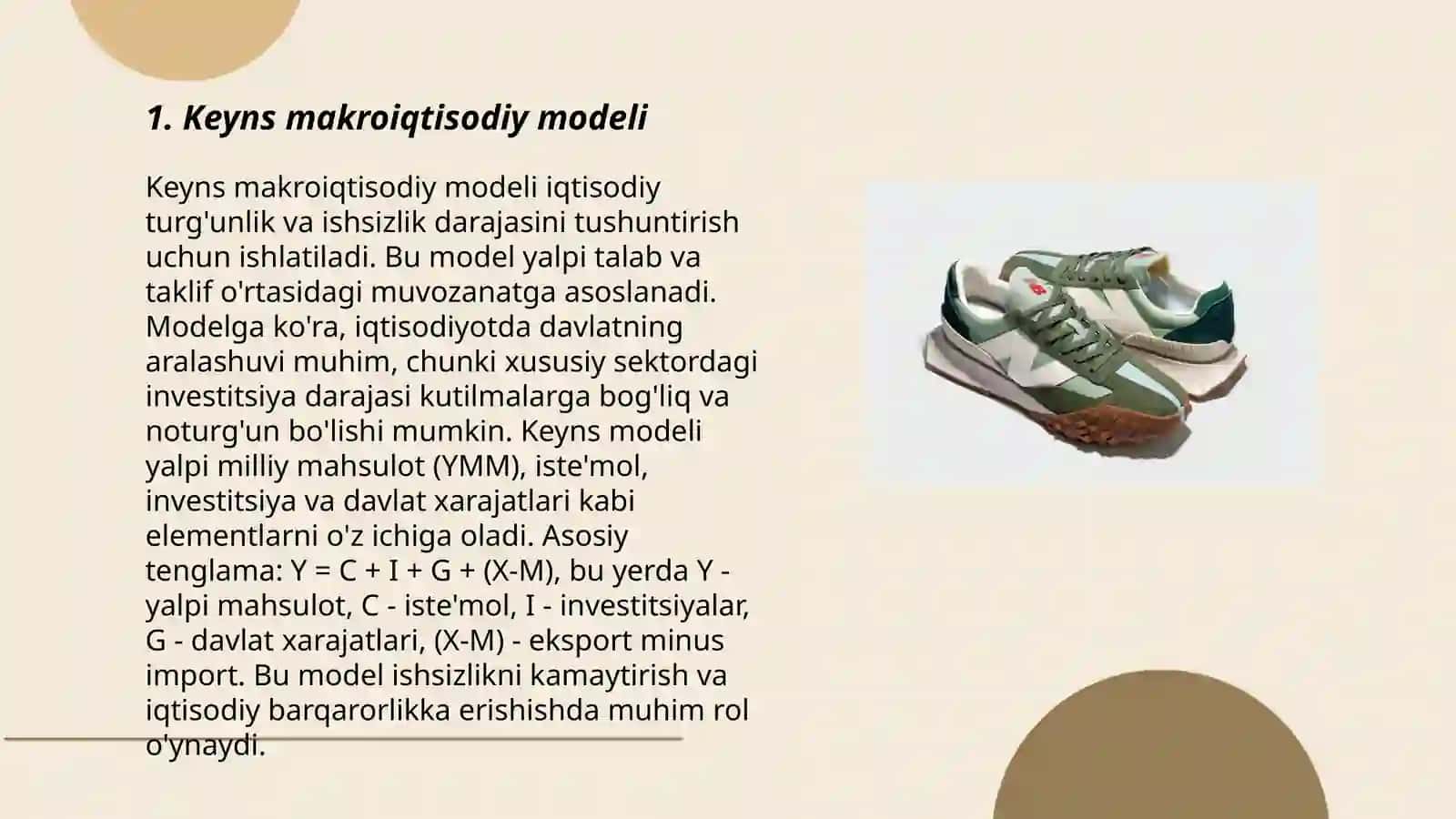 Keyns makroiqtisodiy modeli 3