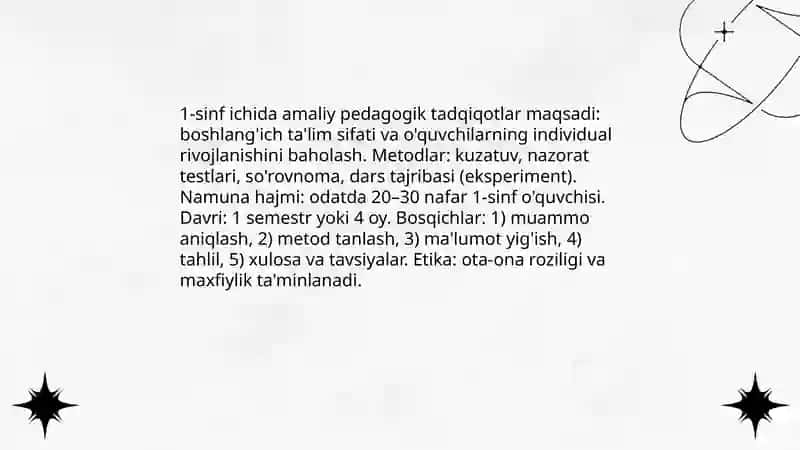 1-sinf ichida amaliy pedagogik tadqiqotlar 3