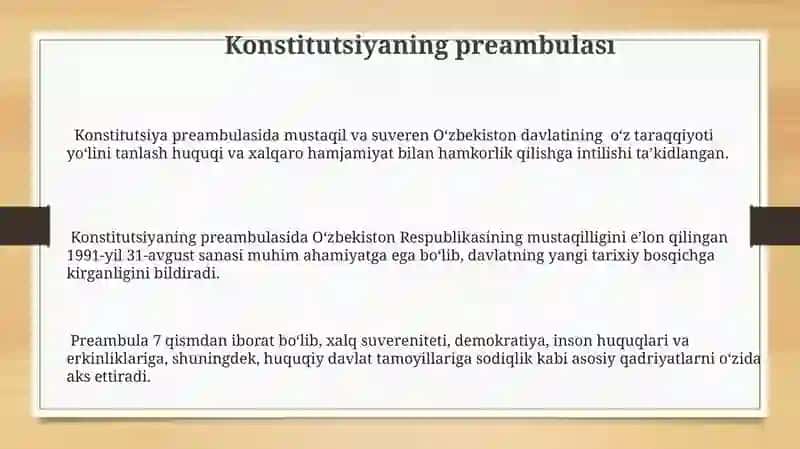 Konstitutsiyaning tuzilishi 3