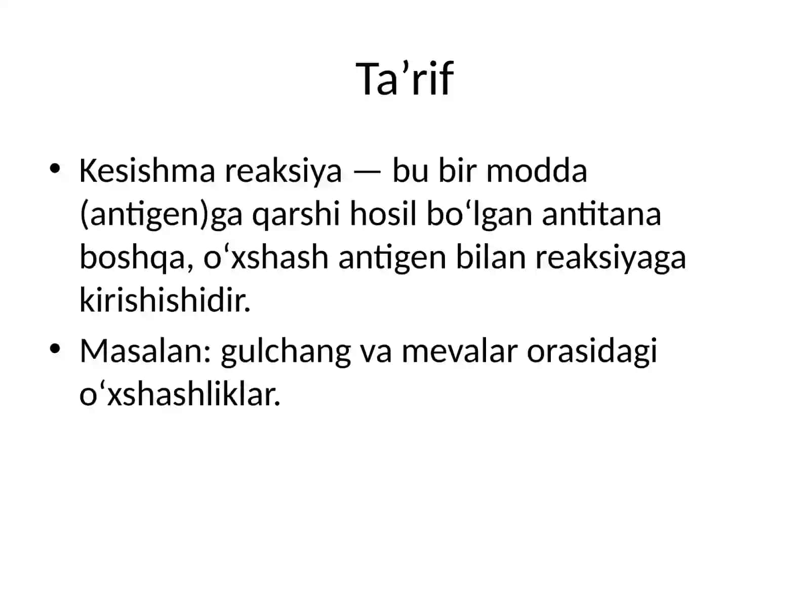 Kesishma reaksiya: sabablari va patogenezi 3