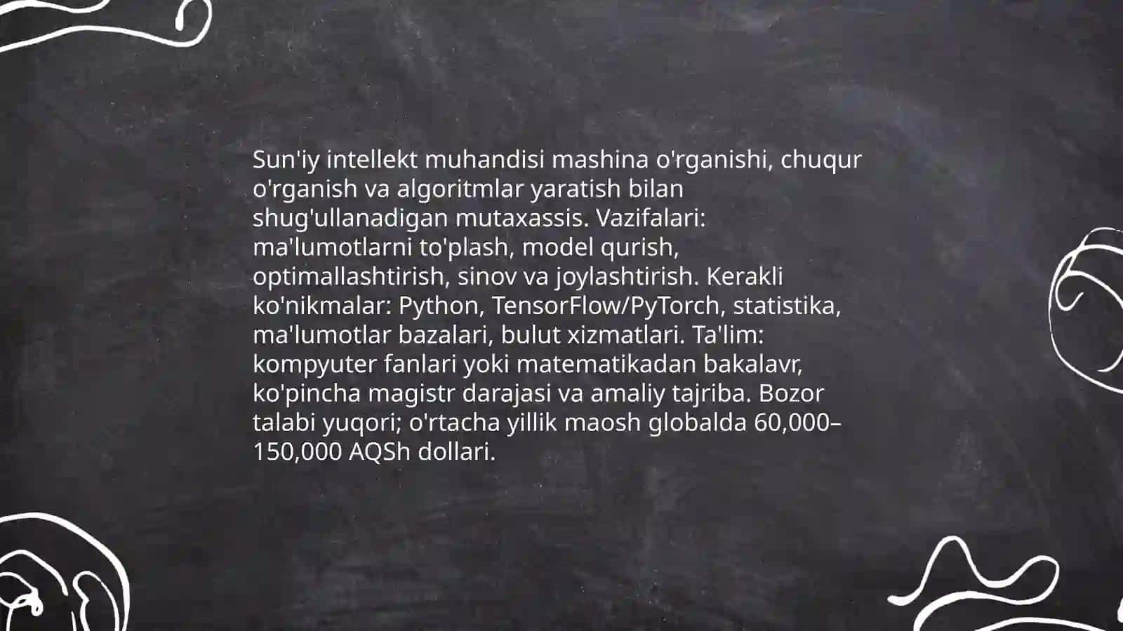 Sun'iy intellekt muhandisi 3
