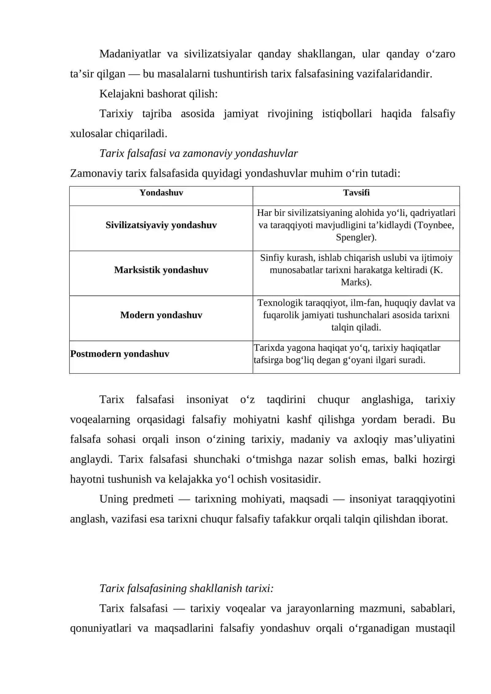 TARIX FALSAFASI SIVILIZATSIYASI VA MADANYATI 3