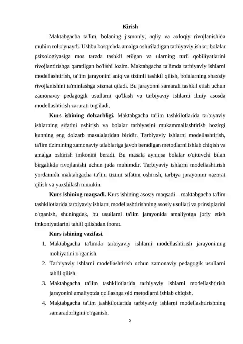 MAKTABGACHA TA'LIM MENEJMENTI 3